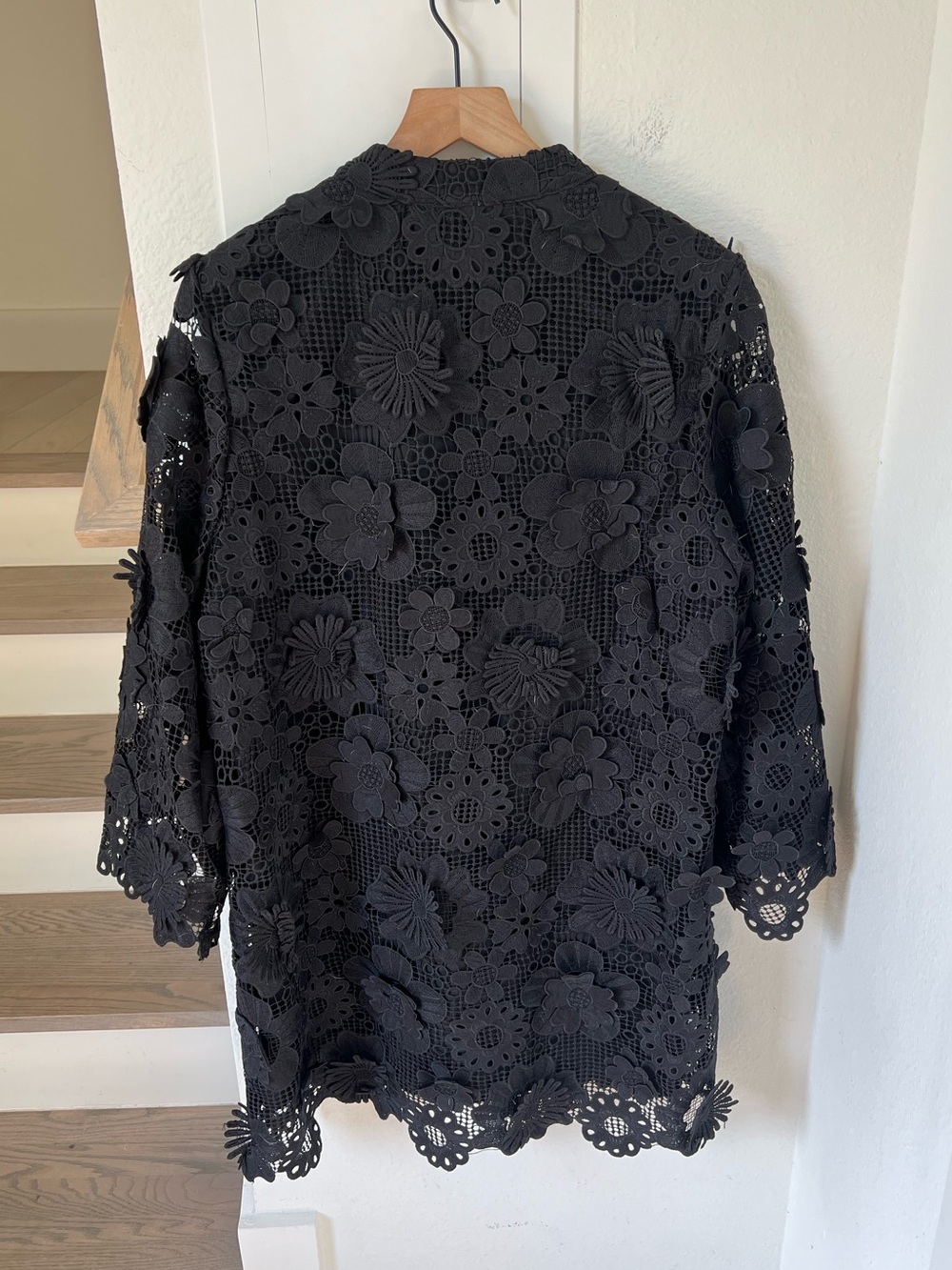 J. Marie The Seraphina Mini Dress in Black Floral NWOT - Picture 3 of 6